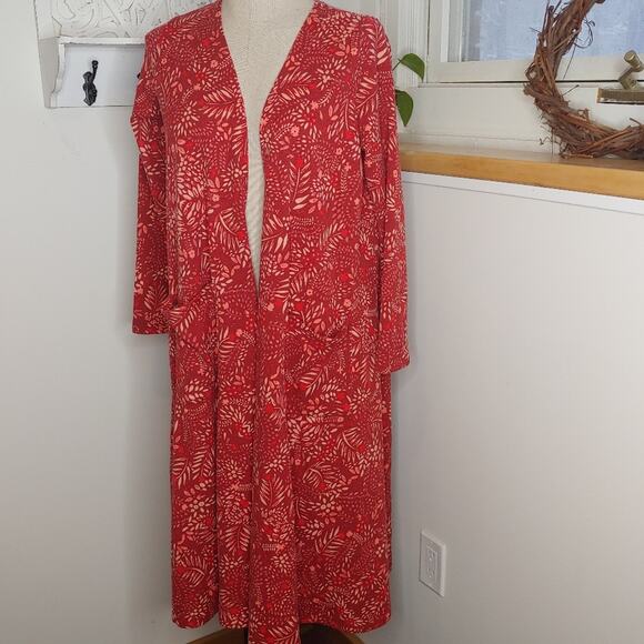 Lularoe Long Kimono Duster, Medium - Picture 1 of 5